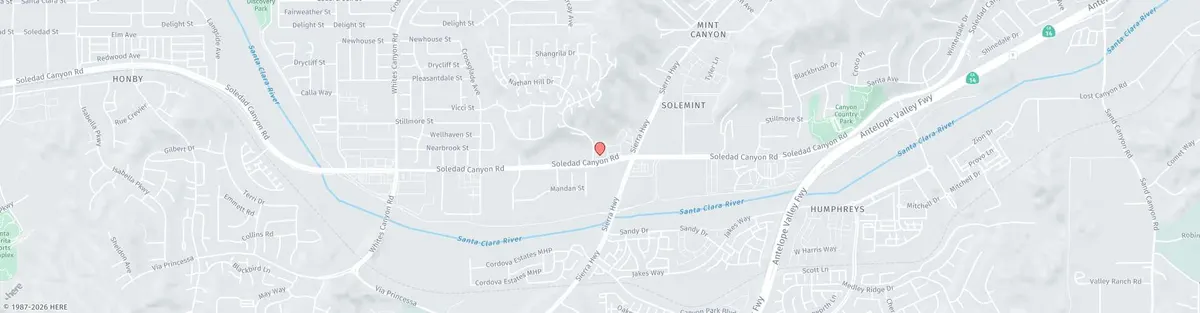 Location Map: 18591 Soledad Canyon Road Canyon Country, CA 91351